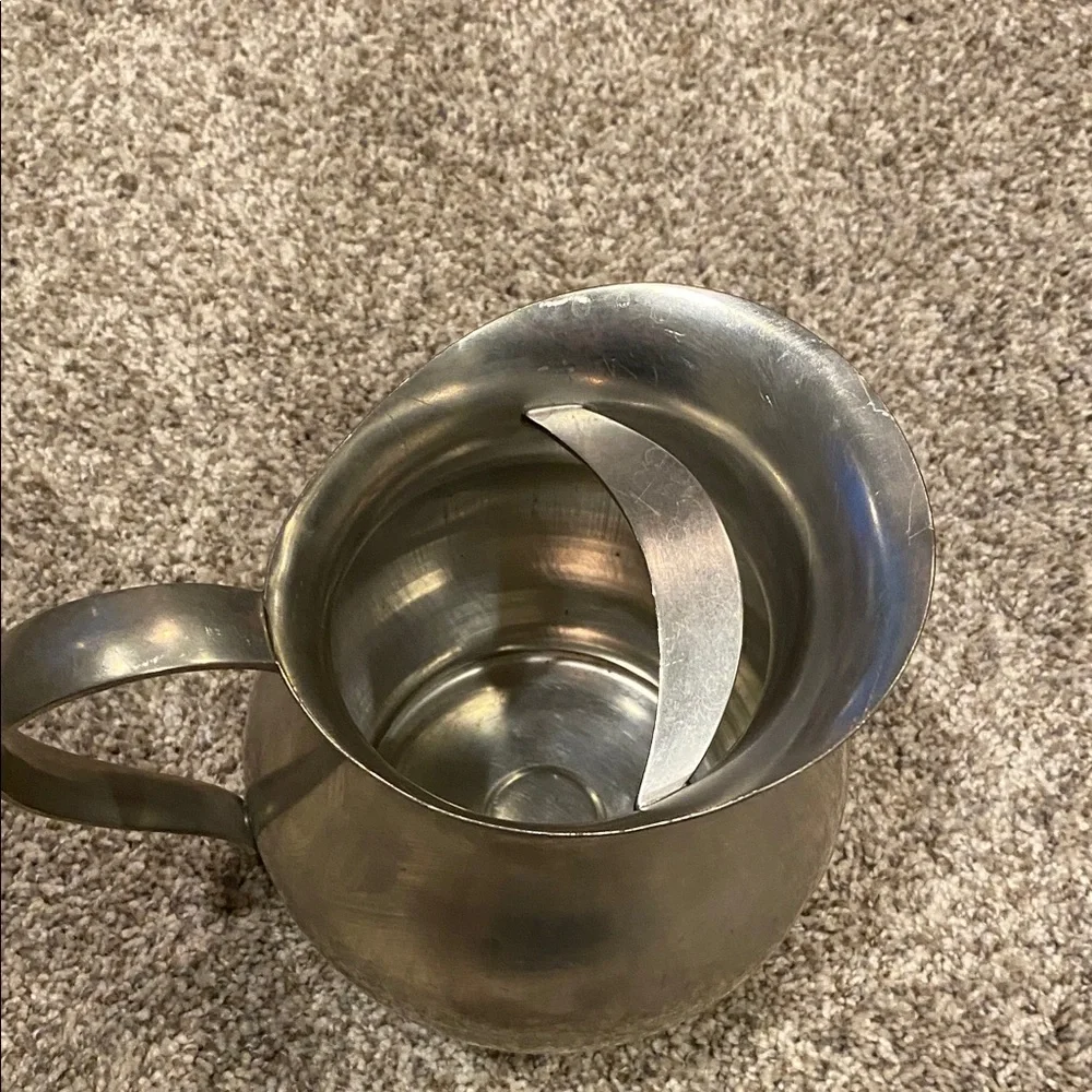 Vintage Royal Holland Elegant Silver Pewter Pitcher.